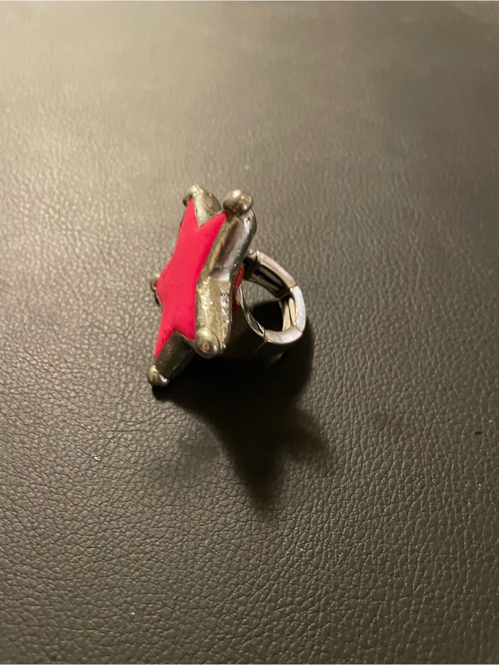 Pink Star Statement Ring - Picture 4 of 7